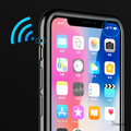 Magnetic Apple Logo Embossed Glass Case for iPhone X