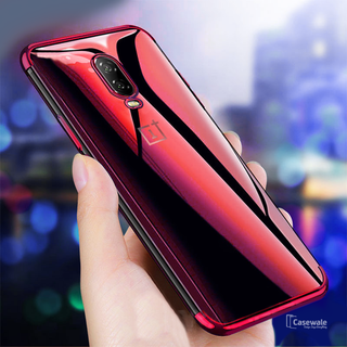 Luxury High-end Fashion Transparent Plated Case for OnePlus 6T