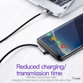 Baseus 90 Degree Lighting USB Type C Cable For Samsung
