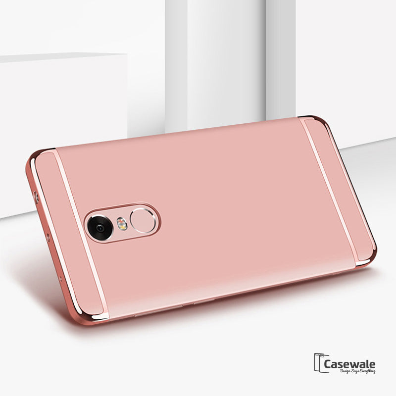 Luxury 3 in 1 Electroplating Case for Redmi Note 5