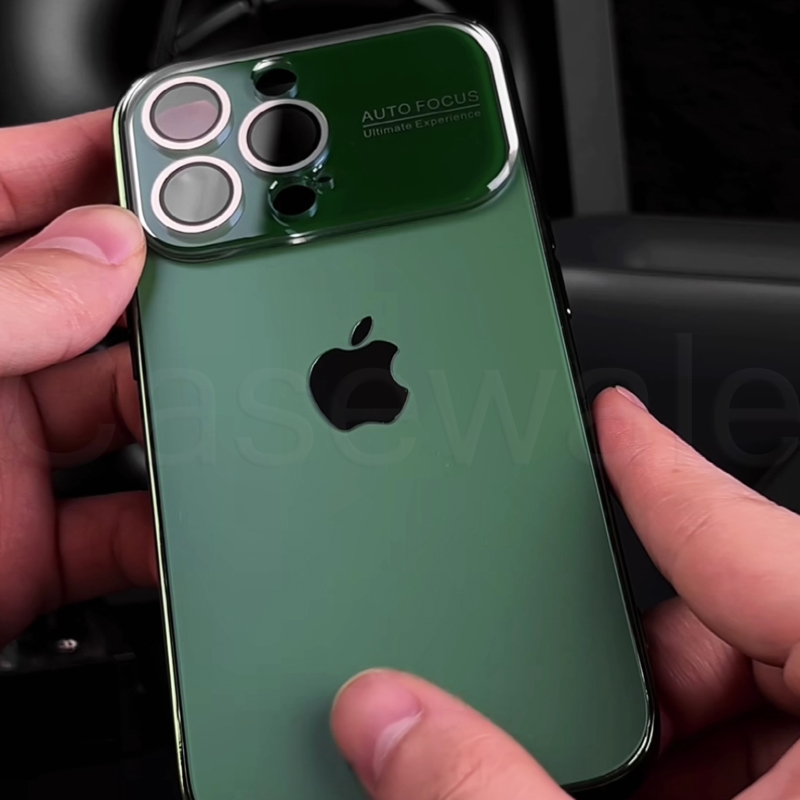 iPhone 14 Series New Generation Logo Engraved Glass Case