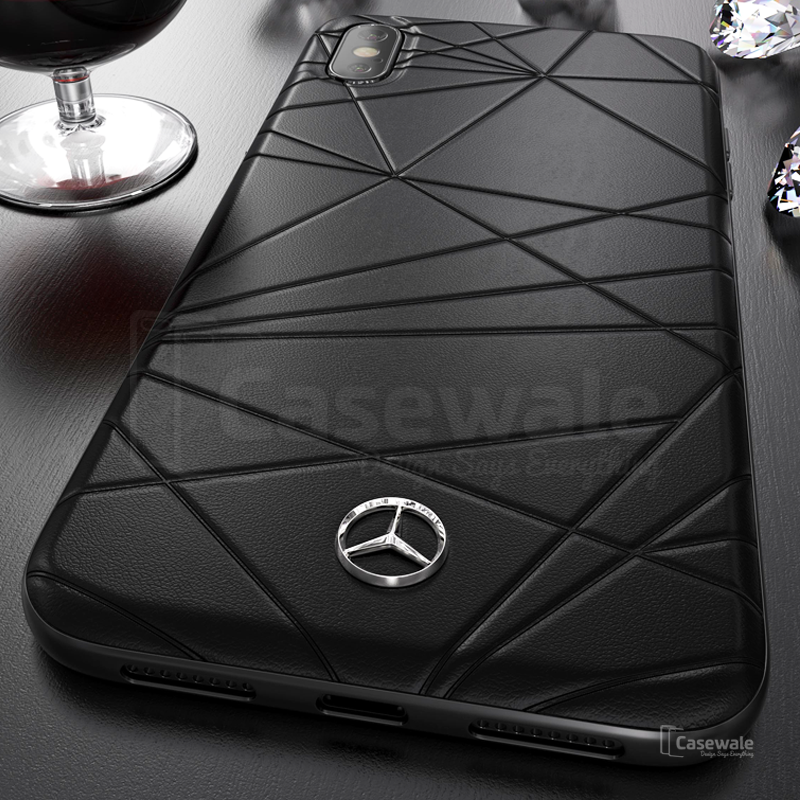 Mercedes-Benz 3D Sculpting Pattern Case for iPhone XS