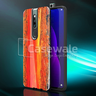 Original Texture Pattern Luxury Glass Case for Oppo F11 Pro