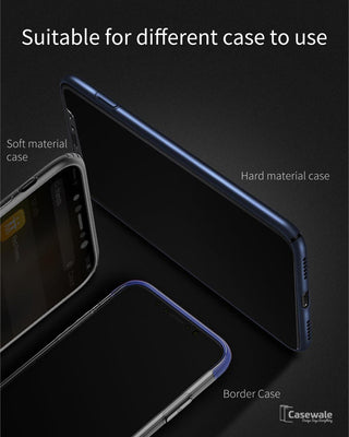 iPhone X 5D Round Curved Edge Tempered Glass Front+Back Protector