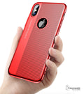 Luxury Plating Ultra Thin Hollow PC Case for Apple iPhone X
