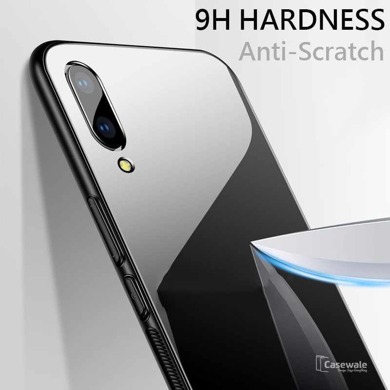 Luxury 9H Slim Tempered Glass Case for  Vivo V11 Pro