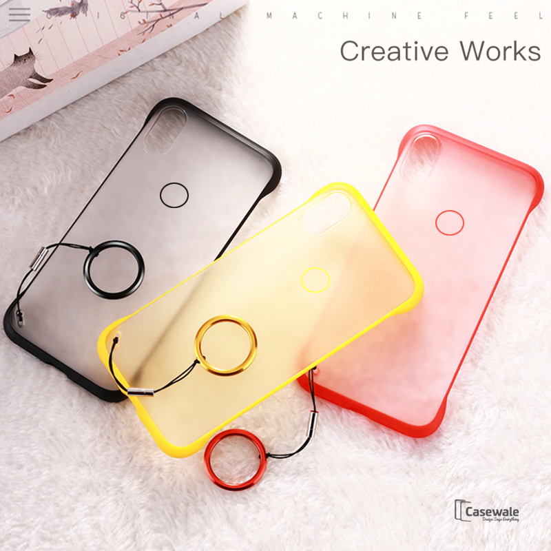 Luxury Frameless Semi Transparent Ring Finger Case ( SALE )