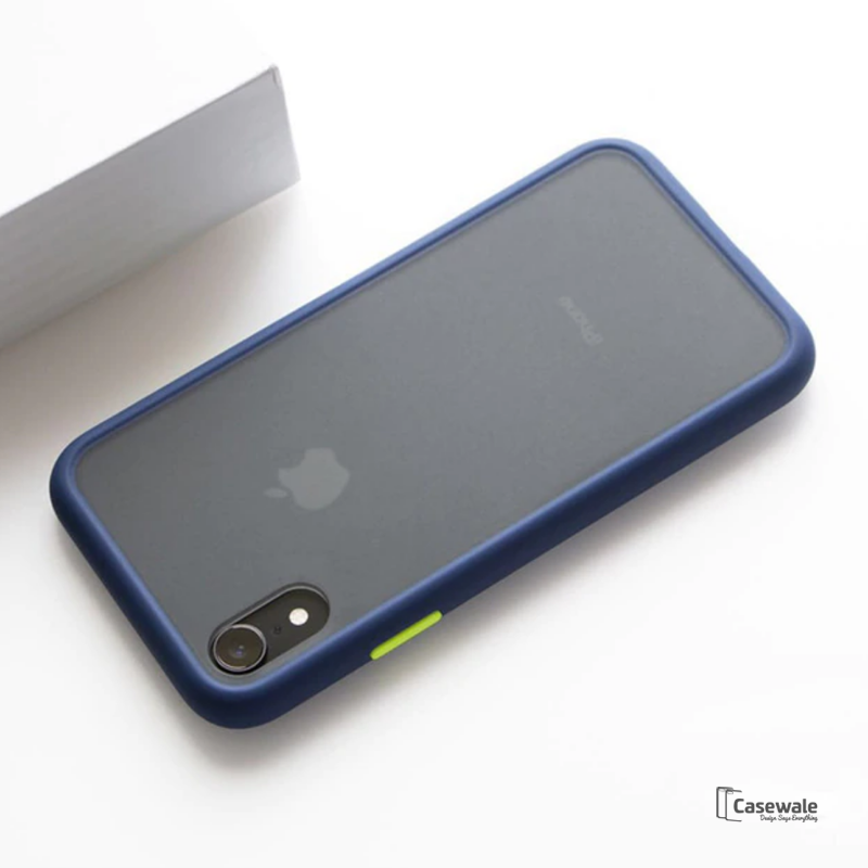 Anti-knock Armor Transparent Matte Hard Case for iPhone X, XS, XR or XS Max