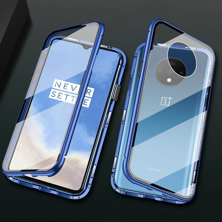 Electronic Auto-Fit Double Magnetic Case for OnePlus 7/ 7T / 7T Pro (Oneplus Series)
