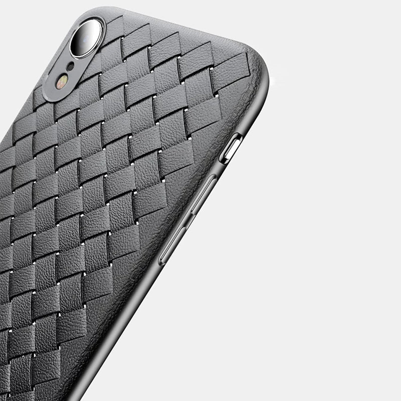 Luxury Grid Weaving Ultra Thin Protective Case for iPhone XR