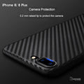 iPhone 8/ 8 Plus Black Original Carbon Fiber Ultra-thin Protection Case