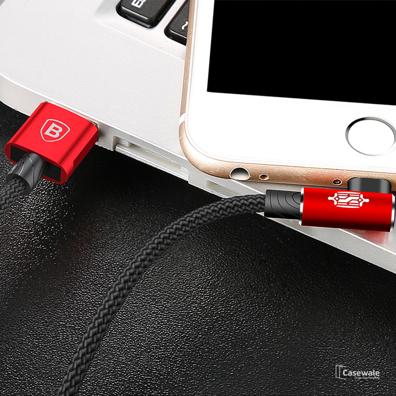 Baseus 90 Degree L Type USB Cable For iPhone