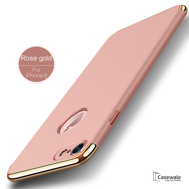 Luxury Electroplating Hard PC Case for iPhone 8/ 8 Plus