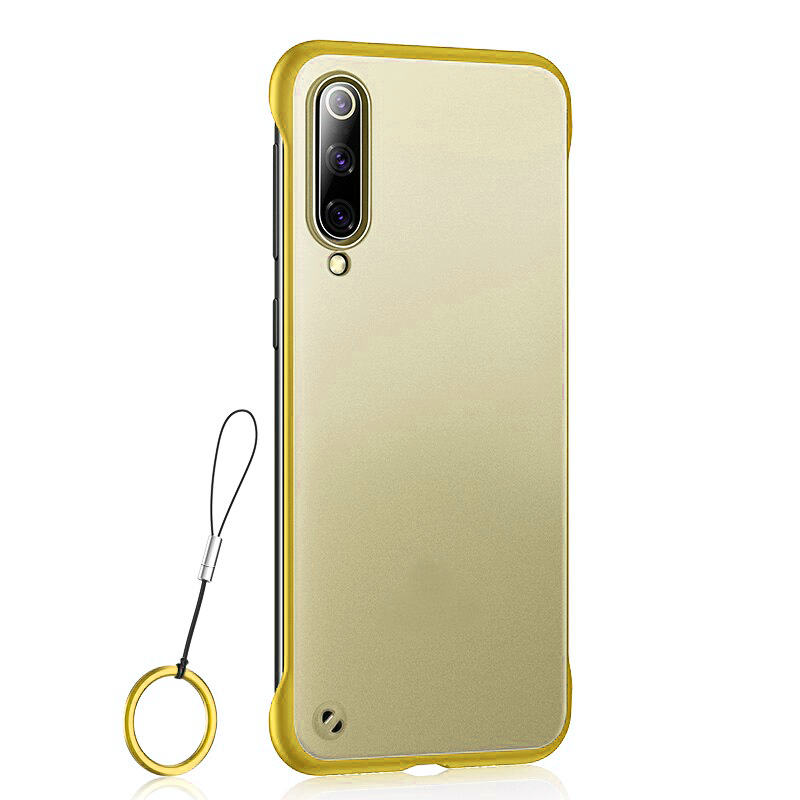 Luxury Frameless Semi Transparent Ring Finger Case for Galaxy A50
