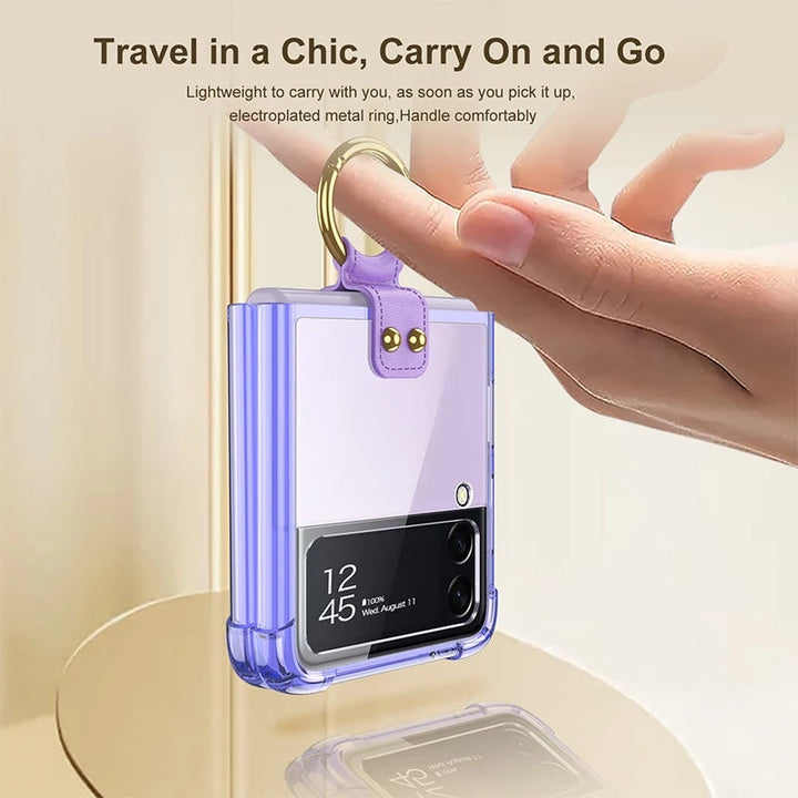 Galaxy Z Flip 3 Anti Fall Ring Holder Phone Case