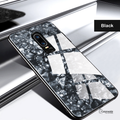 Luxury Marble Pattern Glass Case for OnePlus 6