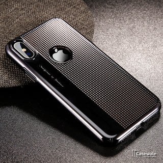 Luxury Plating Ultra Thin Hollow PC Case for Apple iPhone X