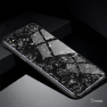 Luxury Marble Pattern Tempered Glass Case For iPhone XS