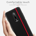 Original CENMASO Carbon Fiber PU Leather Case For OnePlus 7 / 7 Pro