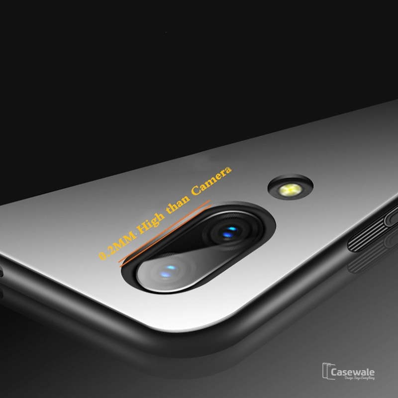 Luxury 9H Slim Tempered Glass Case for  Vivo V11 Pro