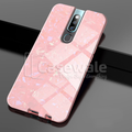 Luxury Marble Pattern Tempered Glass Case for Oppo F11 Pro