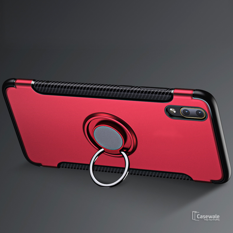 Luxury Armor Magnetic Car Holder Case for Vivo V11 Pro