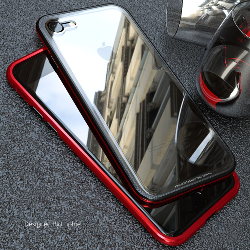 Luxury Double Glass 2nd Edition Magnetic Glass Case for iPhone 6, 7, 8