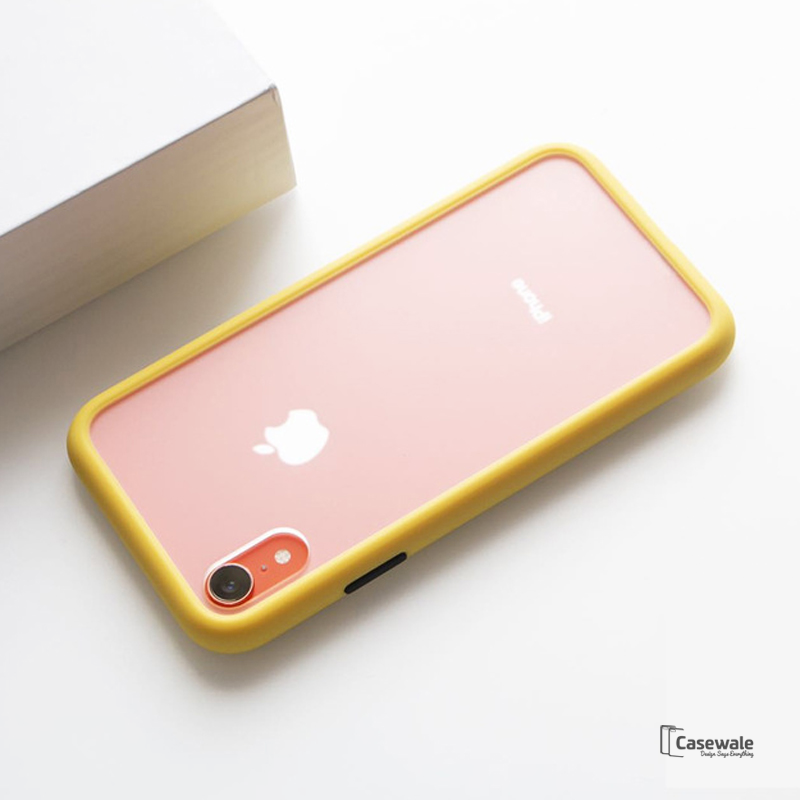 Anti-knock Armor Transparent Matte Hard Case for iPhone X, XS, XR or XS Max