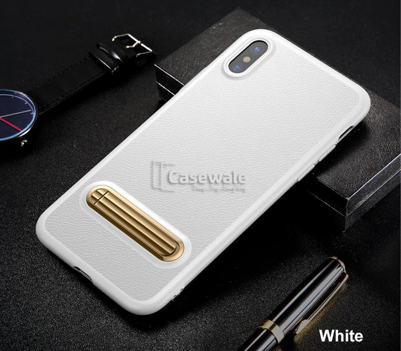 Luxury Magnetic Holder Kickstand Slim Case for Apple iPhone X
