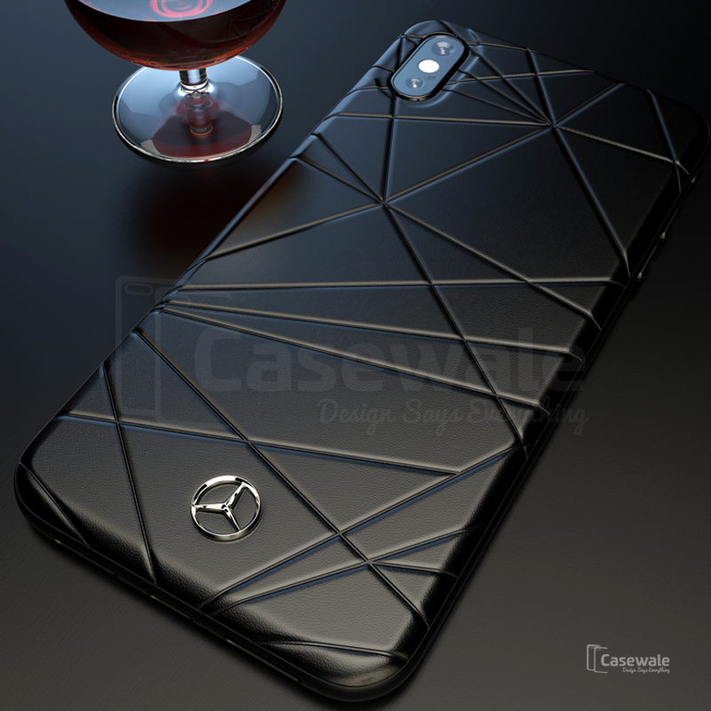 Mercedes-Benz 3D Sculpting Pattern Case for iPhone XS