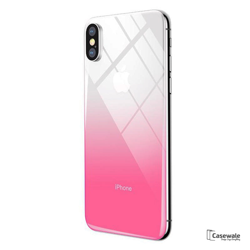 iPhone X 9H Gradient Back Tempered Glass