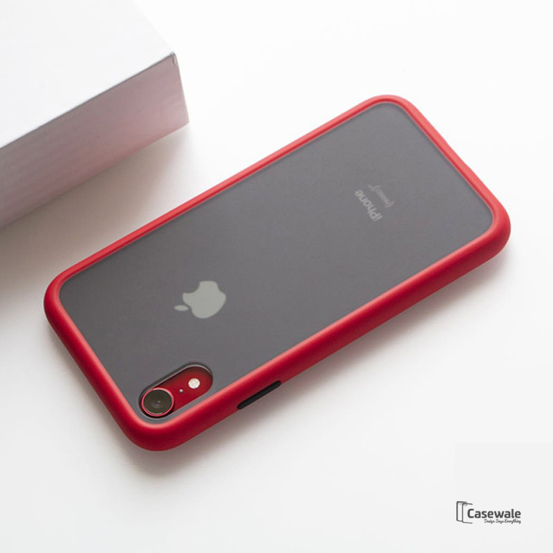 Anti-knock Armor Transparent Matte Hard Case for iPhone X, XS, XR or XS Max