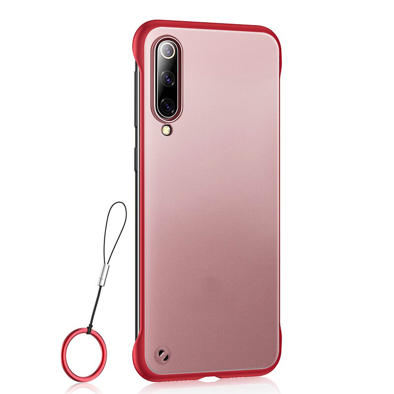 Luxury Frameless Semi Transparent Ring Finger Case for Galaxy A50