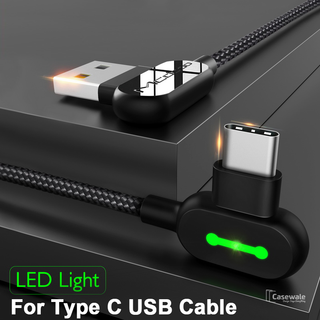 MCDODO 90 Degree Fast Charging Cable for iPhone Type C