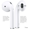Original Wireless AirPods Bluetooth Headphone for Apple iPhone, iWatch