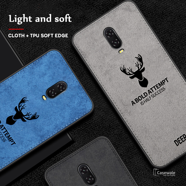 Deer Pattern Inspirational Soft Case for OnePlus 7