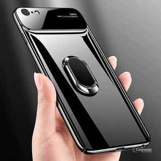 Luxury Mirror Effect Ring Bracket Case for iPhone