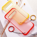 Luxury Frameless Semi Transparent Ring Finger Case for Galaxy S10/ S10 Plus