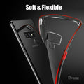 High-end Fashion Transparent Plated Phone Case for Galaxy Note 9