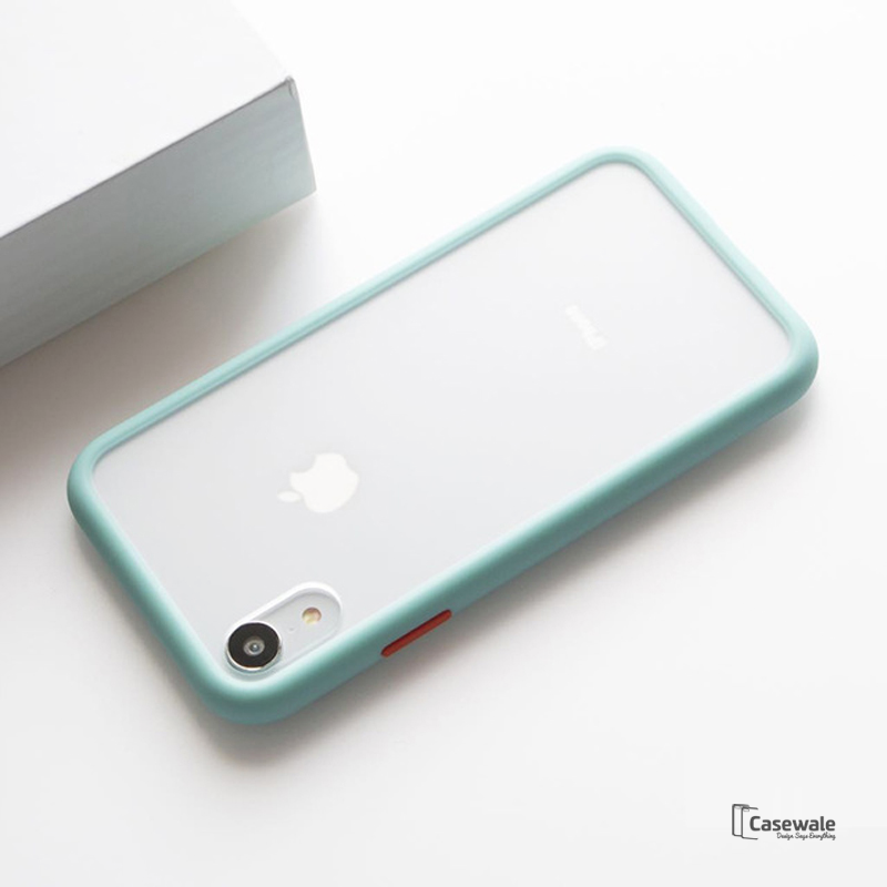 Anti-knock Armor Transparent Matte Hard Case for iPhone X, XS, XR or XS Max