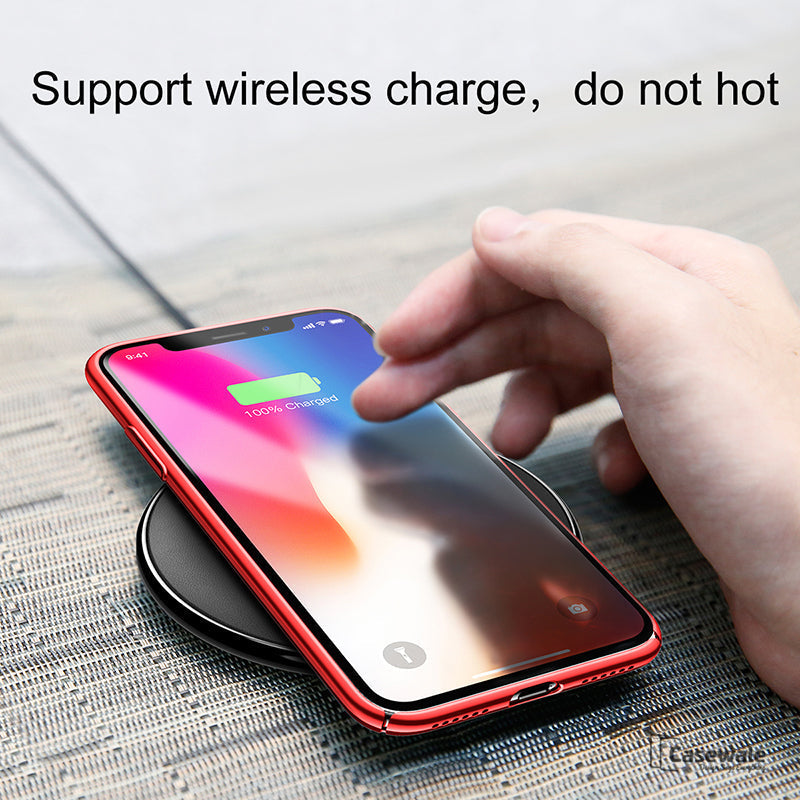 Luxury Plating Ultra Thin Hollow PC Case for Apple iPhone X