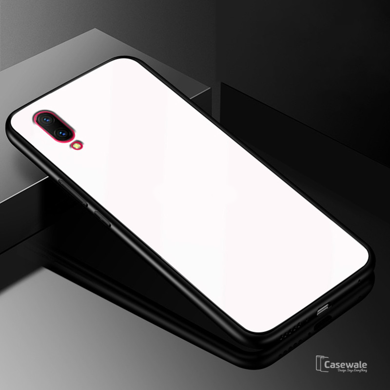 Luxury 9H Slim Tempered Glass Case for  Vivo V11 Pro