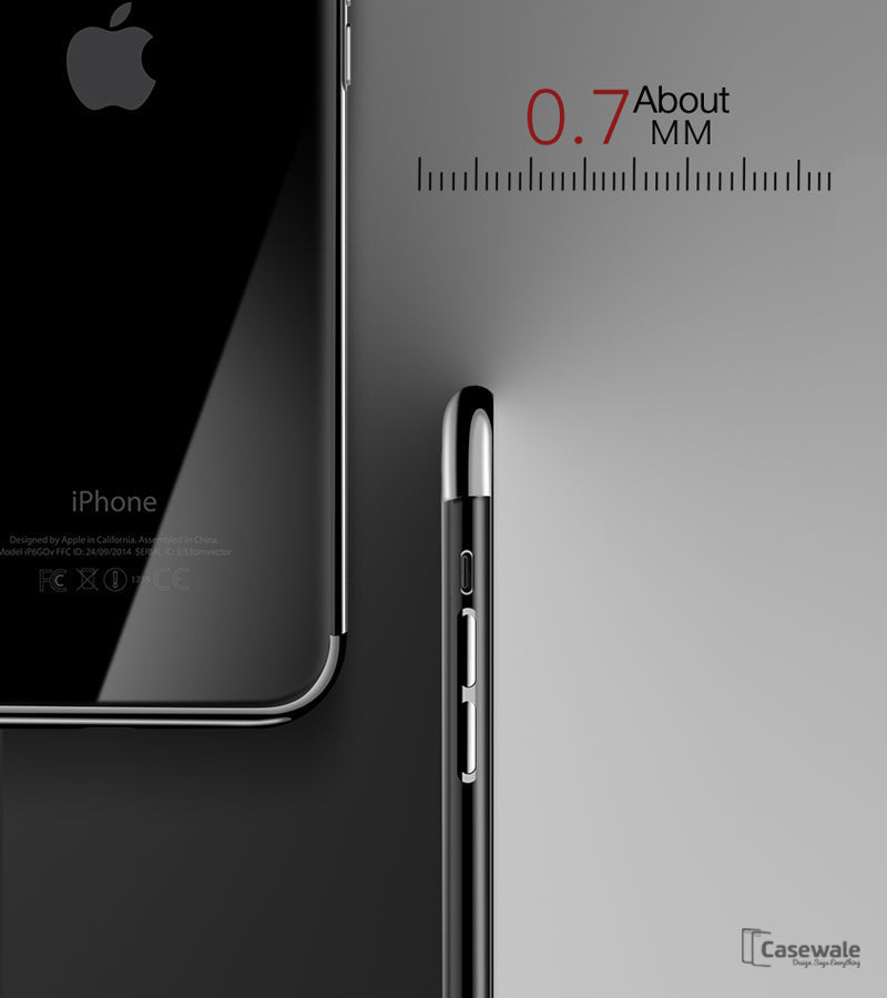 iPhone X High-end Fashion Transparent Plated Mobile Phone Case