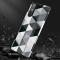 Ashford Color Marble Pattern Glass Case for Vivo V15 Pro