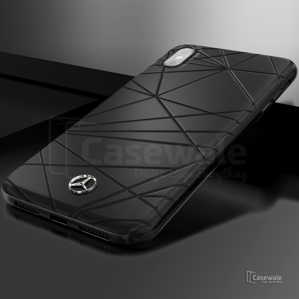 Mercedes-Benz 3D Sculpting Pattern Case for iPhone XS Max