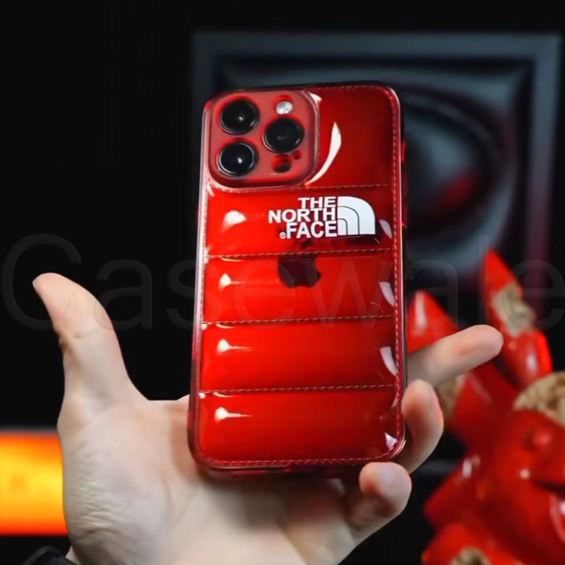 iPhone 12 Series Luxury North Face Puffer Phone Case