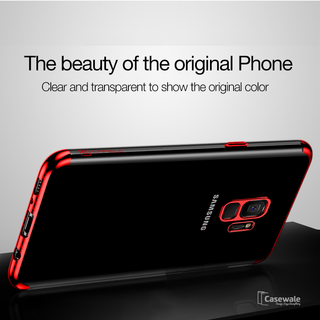 Luxury Electroplating Ultra-thin Transparent Case For Galaxy A8 Plus