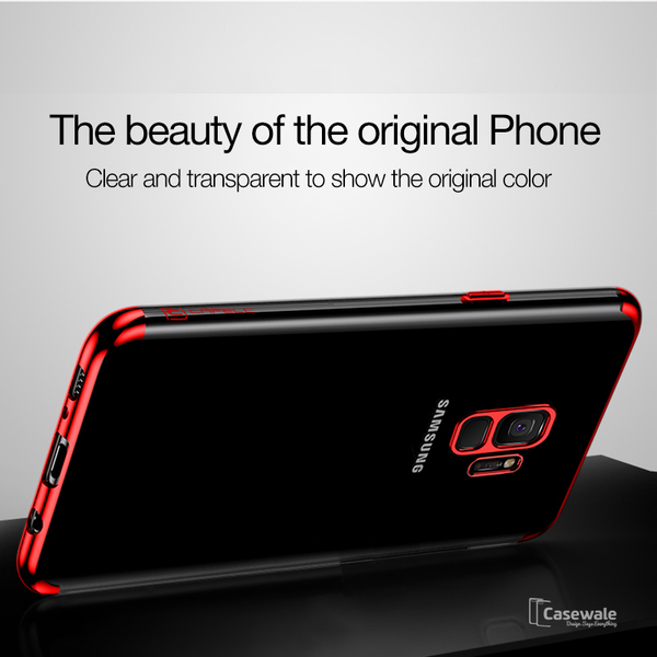 Luxury Electroplating Ultra-thin Transparent Case For Galaxy A8 Plus