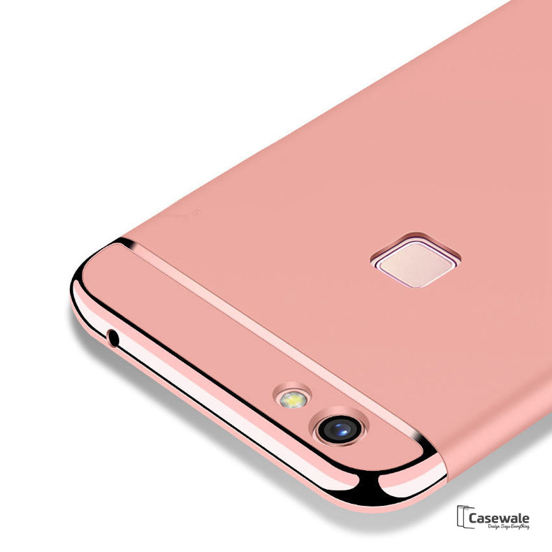 Luxury Electroplating 3 in 1 Case for Vivo V7/ V7 Plus