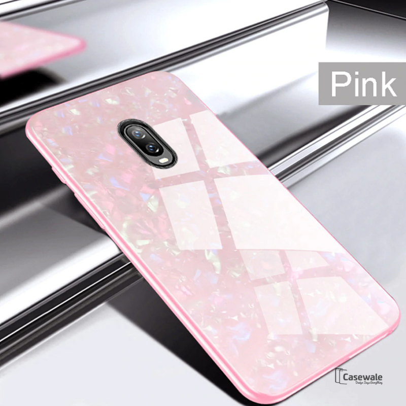 Luxury Marble Pattern Glass Phone Case for OnePlus 6T